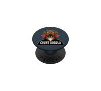 Count Dogula Funny Party Dog Halloween Rhodesian Ridgeback PopSockets Adhesive PopGrip