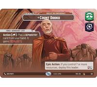 Count Dooku, Face of the Confederacy (Showcase Frame)