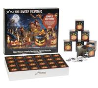 Count Down to Halloween Puzzle - Halloween Nightmare Simple Sections® Jigsaw Puzzle - 1000 Pieces - 24 Sections to Complete - 2026 Advent Calendar for Fall