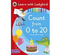 Count from 0 to 20: A Learn with Ladybird Activity Book 3-5 years : Ideal for home learning (EYFS)