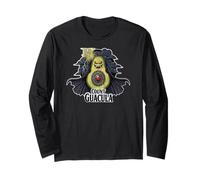 Count Guacula Funny Halloween Guac Pun Costume Long Sleeve T-Shirt