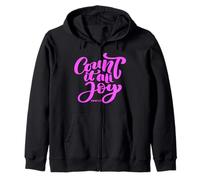 Count It All Joy Bible Verse James Scripture Women Men God Zip Hoodie