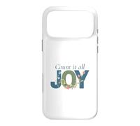 Count It All Joy James Jesus Women Inspirational Bible Case for iPhone 17 Pro Max