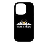 Count it All Joy Quote Bible Verse Christian Scripture Jesus Case for iPhone 14 Pro