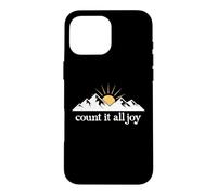 Count it All Joy Quote Bible Verse Christian Scripture Jesus Case for iPhone 16 Pro Max