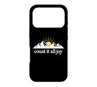 Count it All Joy Quote Bible Verse Christian Scripture Jesus Case for iPhone 17 Pro