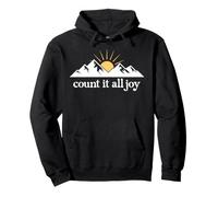 Count it All Joy Quote Bible Verse Christian Scripture Jesus Pullover Hoodie