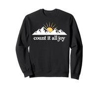 Count it All Joy Quote Bible Verse Christian Scripture Jesus Sweatshirt