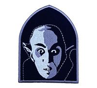 Count Orlock Patch Embroidered Iron/Sew on Badge DIY Applique Nosferatu Horror Movie Souvenir Vampire Monster Dracula Costume Retro