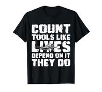 Count Tools Like Lives Aircraft Mechanic T-Shirt