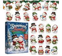 Countdown 2D Acrylic Gingerbread Man Santa Claus | Advent Calendar for Hanging Door Frame Car Rear View Mirror Keyring Backpack