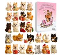 Countdown Calendar: 10 Inch Acrylic Pendant, 2D Flat Decoration with Puppies Theme for Home Tree Keychain, Giving Joy To Lovers