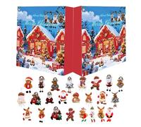 Countdown Calendar 2025 Kids, Plush Toys 24 Days Christmas Countdown, 24 Christmas Theme Santa Claus Ornaments For Tree Decoration, Gift For Holiday Party