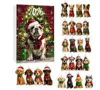 Countdown Calendar 2026 24 Days Surprises Countdown Calendar with 24pcs Puppy Figures Statues Advent Calendars Animals Xmas Holiday Toys-63