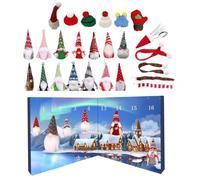 Countdown Calendar, 24 Day Calendar Festive Surprise Toys, 8.27x8.27x1.97 Inches Holiday Countdown Planner for Kids, Teens, Toddler, Girls, Boys, Men, Women and Family Celebrations
