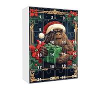 Countdown Calendar,Acrylic Festive 2D Apes Ornament - 24 Days Countdown Pendant Set | for Men Husband Kids Adults Family Party Festival Home Holiday Desk Fireplac Activities