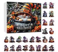 Countdown Calendar,Acrylic Flat Gnomes Countdown Calendars - 24 Days Figures Ornament Planner Toy for Holiday Engagement Family Women Men Kids Toddler Teen Boy Girl