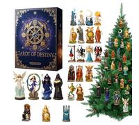 Countdown Calendar - Acrylic Tarot Pendant Collection, Mysterious Christmas Decoration, Divination Card Inspired Ornament, Artistic Display Piece | For Living Room Festival Collection Spiritual Even