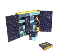 Countdown Calendar Box For Christ-mas - 24 Colorful Reusable Boxes For Christ mas| Countdown Calendar Boxes Empty| Calendar-Advent Fillers For Kids & Adults