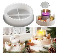 Countdown Calendar Casting Mould, Advent Calendar Silicone Mould Candle Holder, Silicone Countdown Mould - Home Christmas Decor Crafts Candle Holder for Easter, Eid, Christmas, Halloween