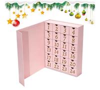 Countdown Calendar Christmas 24 Days Refillable Empty DIY Reusable