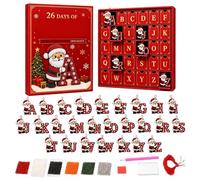 Countdown Calendar Christmas 26 Days Art Alphabet