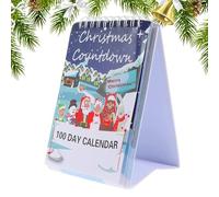 Countdown Calendar - Christmas Calendar 2025 for Desktop Advent Season | Interactive Wall Decoration Table Decoration Centre Teenagers Children