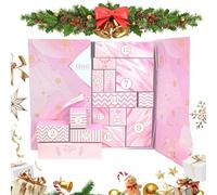 Countdown Calendar - Countdown Box | Christmas Advent Bags | Paper 24 Days Calendar Box | Functionality & Fun Storage Box | for Children's Birthdays Gift