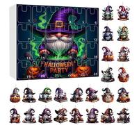 Countdown Calendar - Cute Calendars with 2D Gnome Figures Toys, Holiday surprise | 24 Days Mini Character Set, Desktop Decoration Kit, Festive Gift for Children, Fun Activity for Girls Boys,
