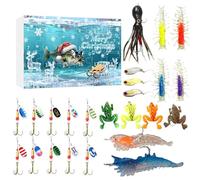 Countdown Calendar for Christmas 2025 | Maritime Rigging,Countdown To Christmas Baits Calendar - for Men Teens Friends Adults Kids Father Husband Lake River E