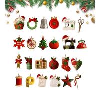Countdown Calendar For Christmas,2D Collectible Sewing Accessories | 2025 Christmas Calendar,For Adults Entrance Cabinets Window Door Parties Birthday Living Room