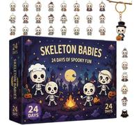 Countdown Calendar for Kids 2D Acrylic Cartoon Pendant 24 Days