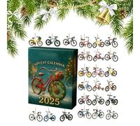 Countdown Calendar | Happy 2D Festive Acrylic - Christmas 24 Days Bike Countdown Calendar - For Festival Party Gathering Activities Holiday Children Men Women Family Adults