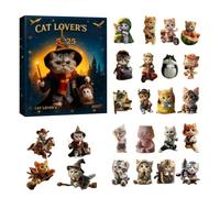 Countdown Calendar,Joyful Acrylic Festive 2D | Holiday-Themed Cat 24 Days,for Party Gathering Holiday Activities Festival Women Kids Adults Men Family