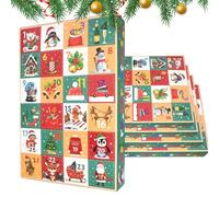 Countdown Calendars - Reusable Empty Container 5 Pieces | 24 Day Countdown Game,For Holidays Meetings Festival Parties Activities Men Women Adults Kids Family