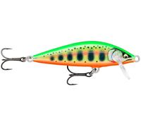 Rapala - Countdown Fishing Lure Elite Construction Balsa - Fresh Water Flow Bait - Swimming Depth 0.9 m - Size 4.5 cm / 3.5 g - Made in Estonia - Gold-Plated Chartreuse Yamame