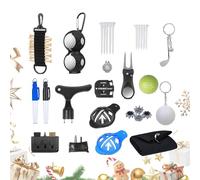 , Countdown for Christmas | Accessory Set 24 Golf Theme Boxes for Small Holiday