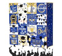 Countdown for Graduation Box - 16 Day Fillable Countdown for Holidays, Inner Gift Box Congratulations Graduation - for Celebrations