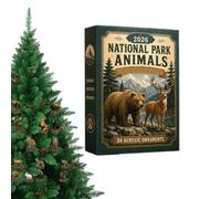 Countdown for National Parks 2026 | 24-Day Acrylic Animal Figures |