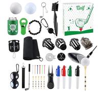 Countdown Golf - 24 Day Calendar, Mini Game Accessories Kit, Present For Father Son Husband Boyfriend, Festive Activity Home Family Holiday | Amusement Beginners Passion