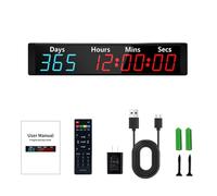 Countdown Timer, Calculation Calendar 7 Colors Countdown/Count Up Timer, 999-Day Countdown Clock for Retirement Vacation Exam Wedding Lab Project Meeting