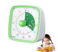 Countdown Timer for Kids, Visual Timer for Kids,Study Timer Clock | 60 Minute Timer Manager Clock, Silent Desk Countdown Timer with Rainbow Pattern Design for Kids and Adults