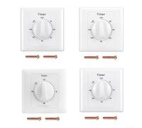 Countdown Timer Switch AC220V 86 Panel Accurate Time Control for Electric Devices like Air Conditioners and Routers (TIMING 60MIN)
