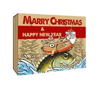 Countdown to Christmas, 2025 Fishing Lure Set, 24 Days Seasonal Fishing Bait for Saltwater Men Outdoor Holiday Valentines Easter Adult