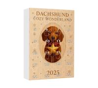 Countdown to Christmas - 2D Acrylic Dog Pendant - 24 Days - For Easter Seasonal Holidays Halloween Thanksgiving Kids Youth And