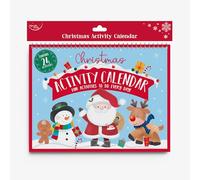Countdown to Christmas Activity Calendar - Festive 35cm Paper Advent Countdown with Daily Holiday Activities