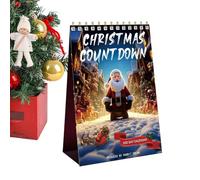 Countdown to Christmas - Creative Calendar, Table Decoration for Seasonal Celebrations, Christmas, Easter, Valentine's Day