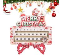 Countdown to Christmas Decoration 25 Days Santa Figurines with