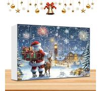 Countdown To Christmas,Plush Figurines Hanging Decorations,24-Day Santa Christmas Decorations - For Easter Kids Adults Seasonal Teens Holidays Halloween Thanksgiving