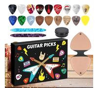 Countdown to Christmas | with PU Leather Case 24-Day Countdown,Guitar Pick - for Holiday Teens Adults Kids Seasonal Ukulele Players Halloween Thanksgiving Easter